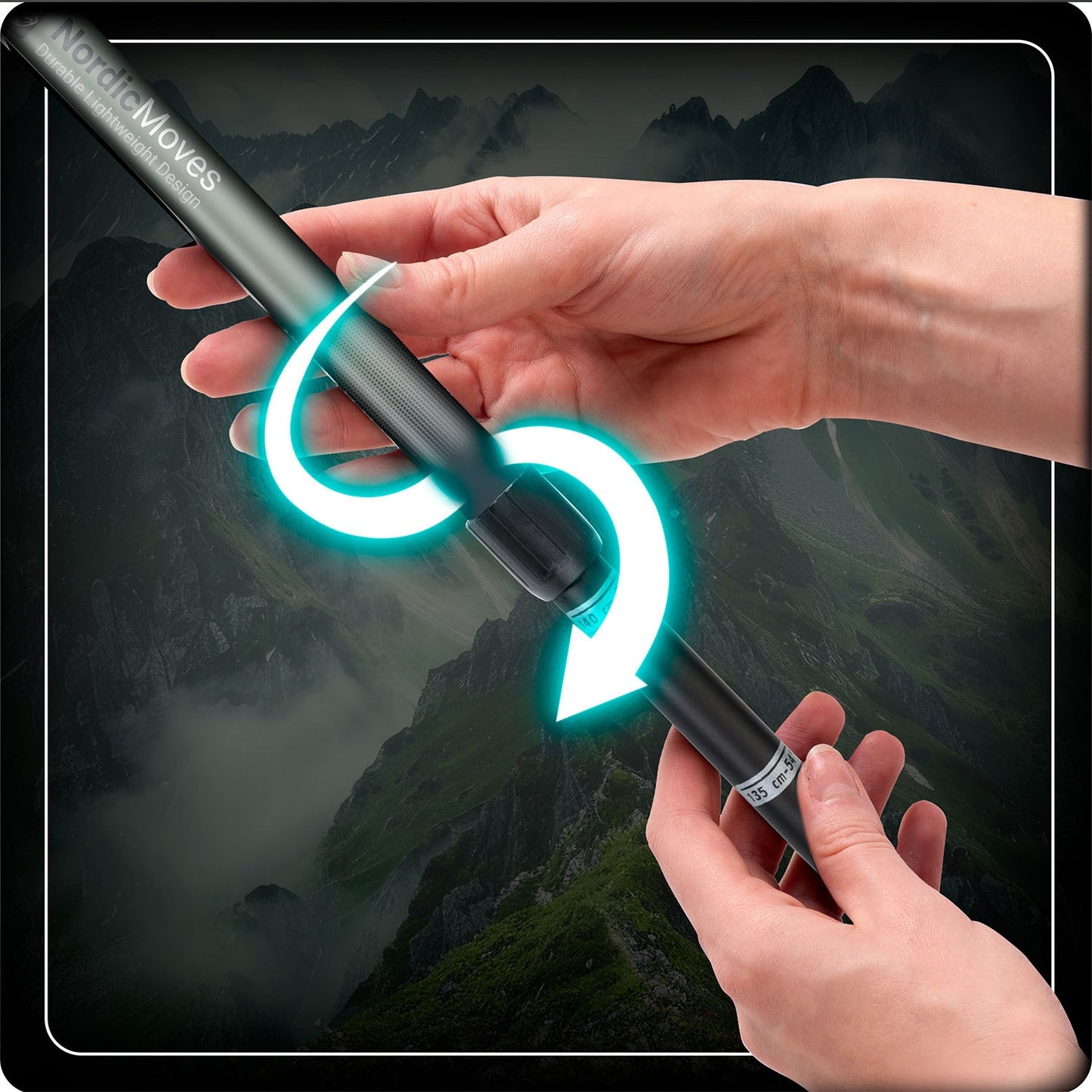 NS-383 Neo-Sport trekking poles
