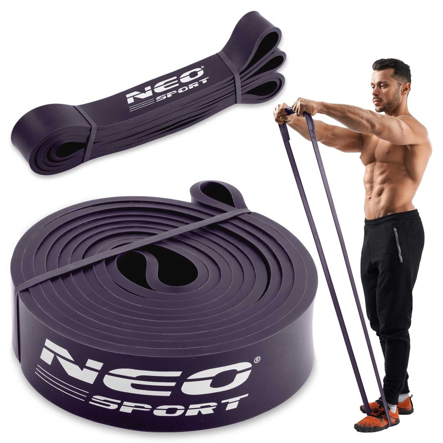 NS-960 Neo-Sport exercise resistance band, purple