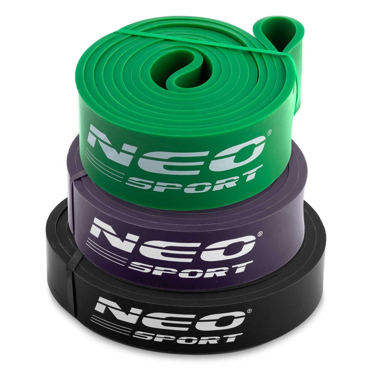 NS-960 Neo-Sport exercise resistance band set, 3 pcs