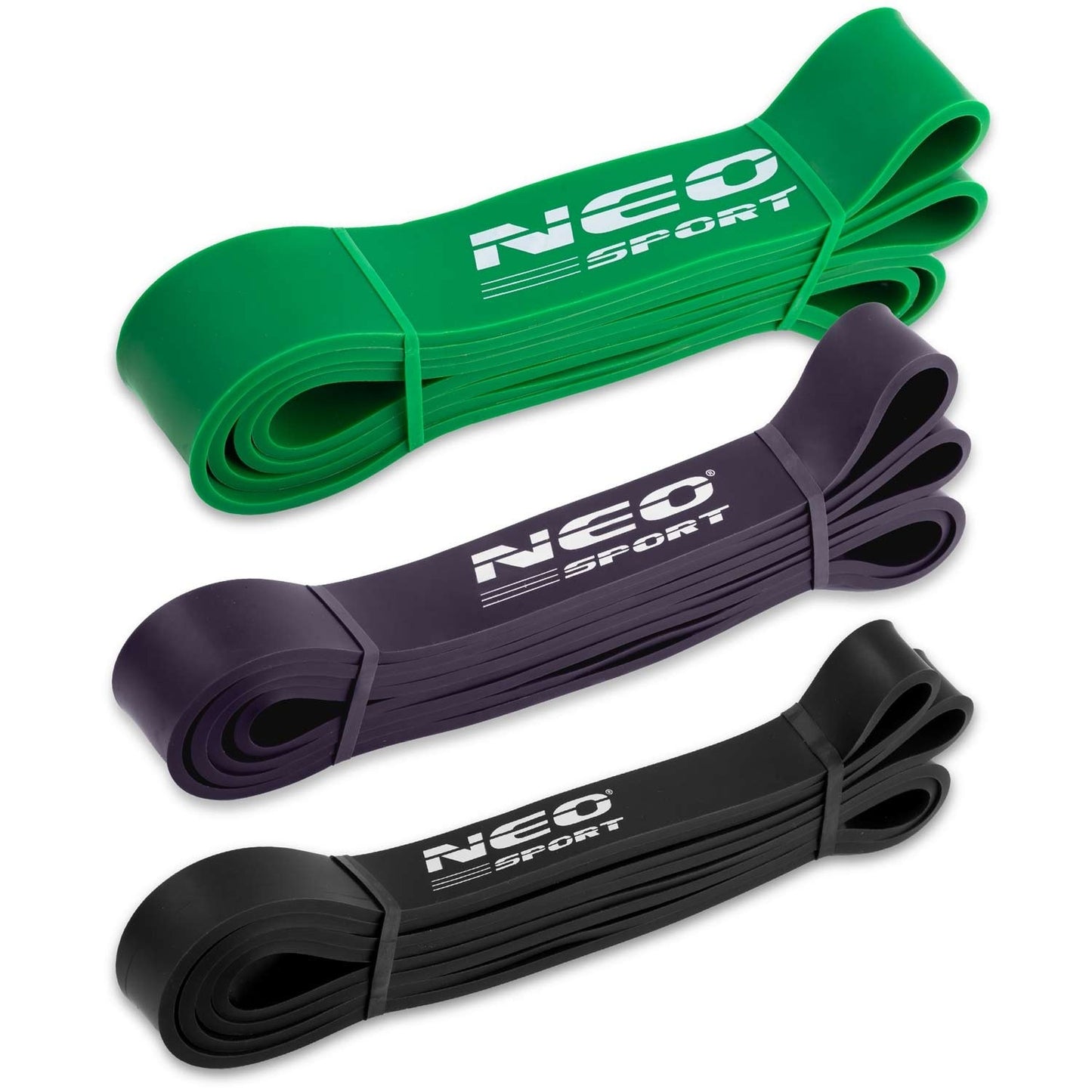 NS-960 Neo-Sport exercise resistance band set, 3 pcs