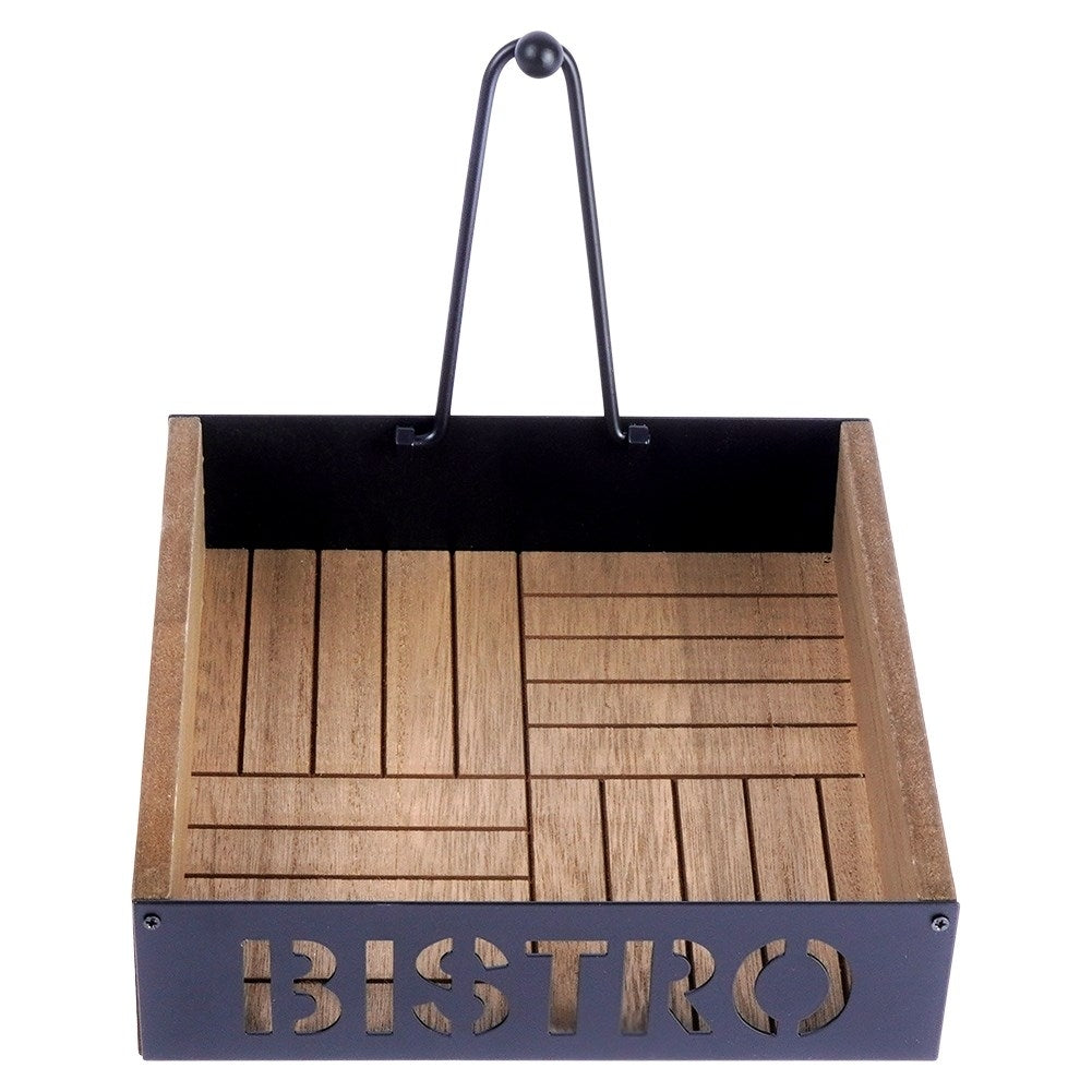 Napkin holder with weight for stability in all weathers