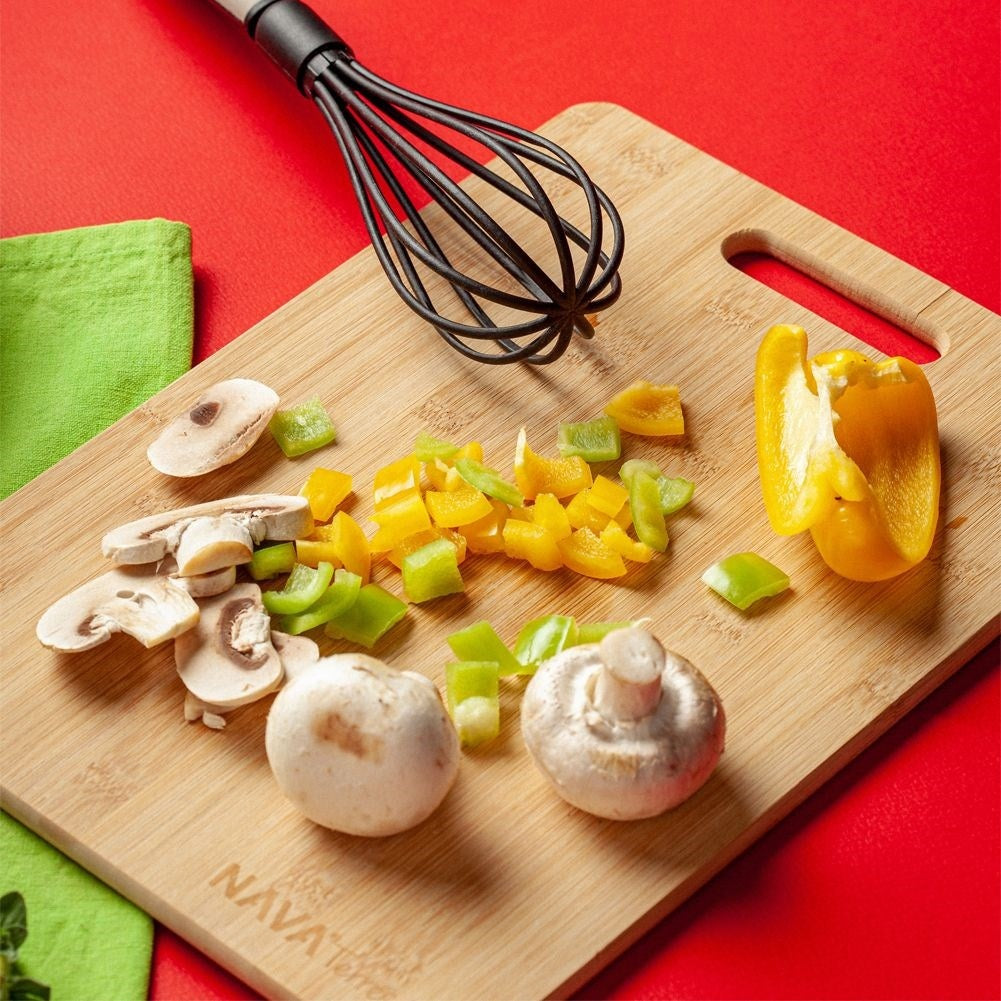 Natural Bamboo Cutting Board: Perfect for Snacks & Dishes