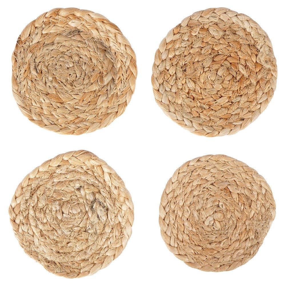 Natural cup coasters 10 cm 4 pcs.