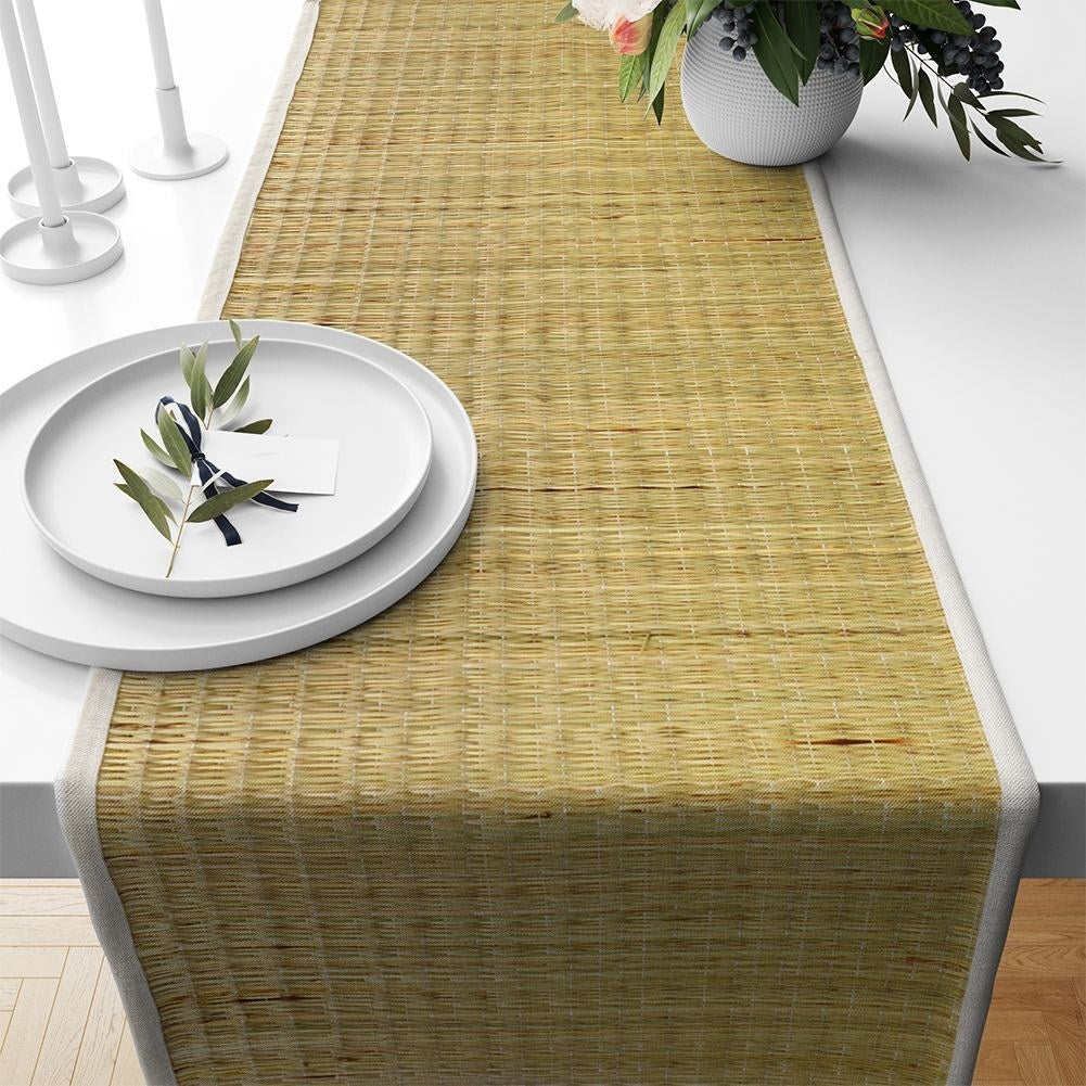 Natural grass set: Placemats, coasters & runners