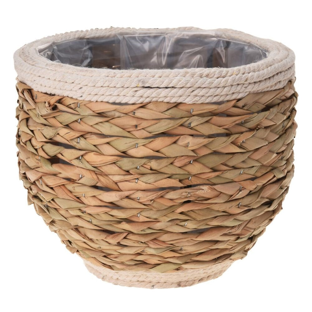 Natural plant protection of seaweed, jute cord and wood