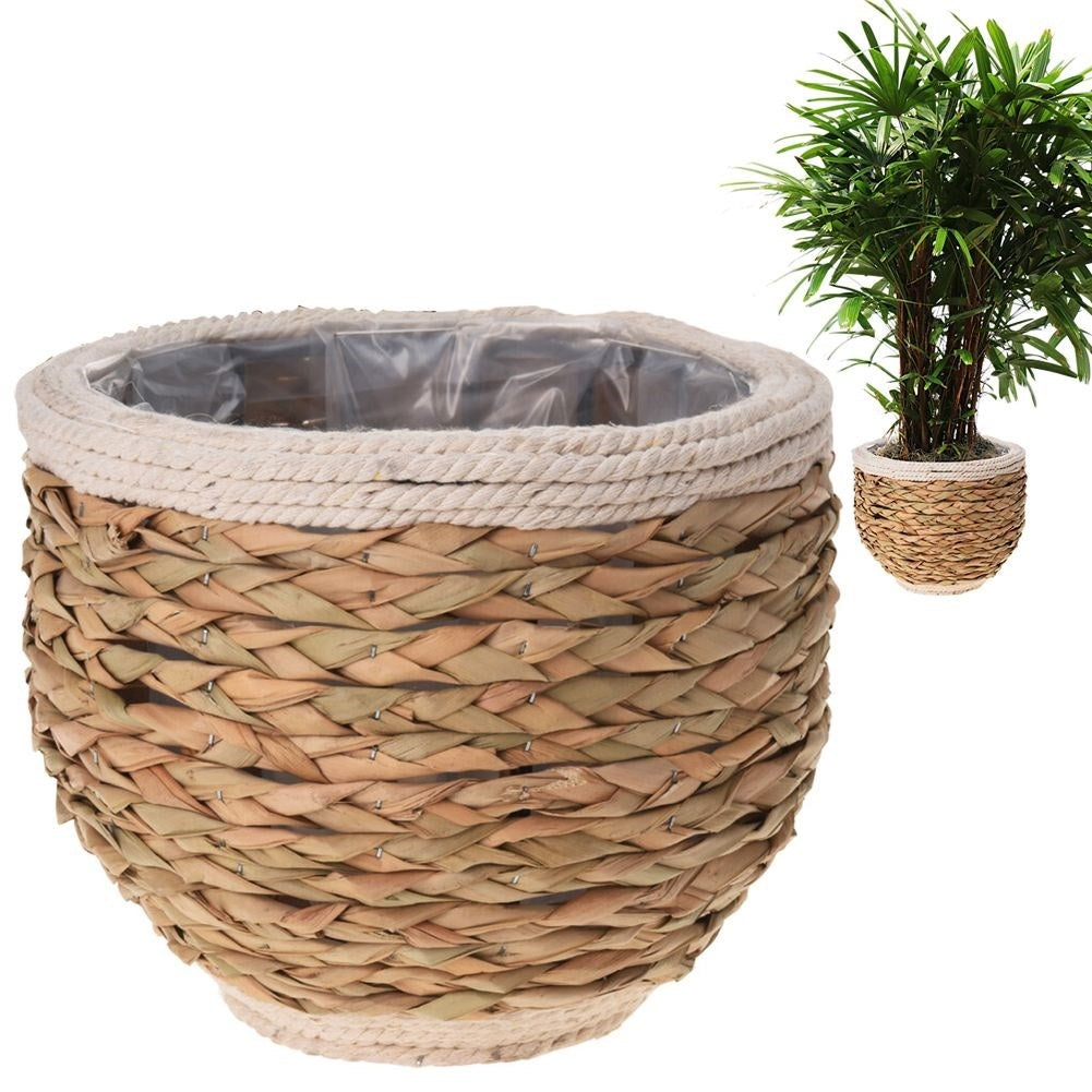 Natural plant wrap in seaweed and jute for all interiors