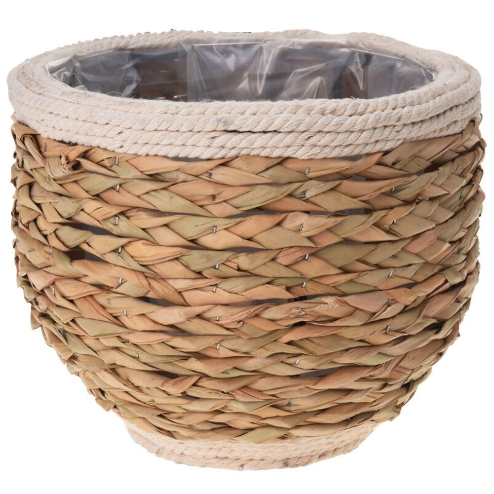 Natural plant wrap in seaweed and jute for all interiors