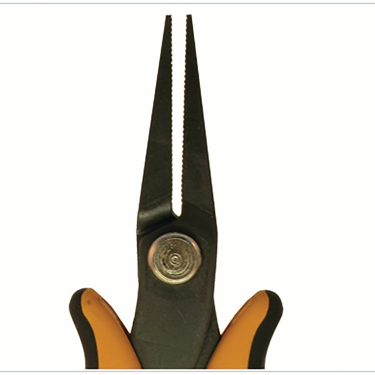 Needle-Nose Circlip Pliers, 160 mm, Serrated Jaws