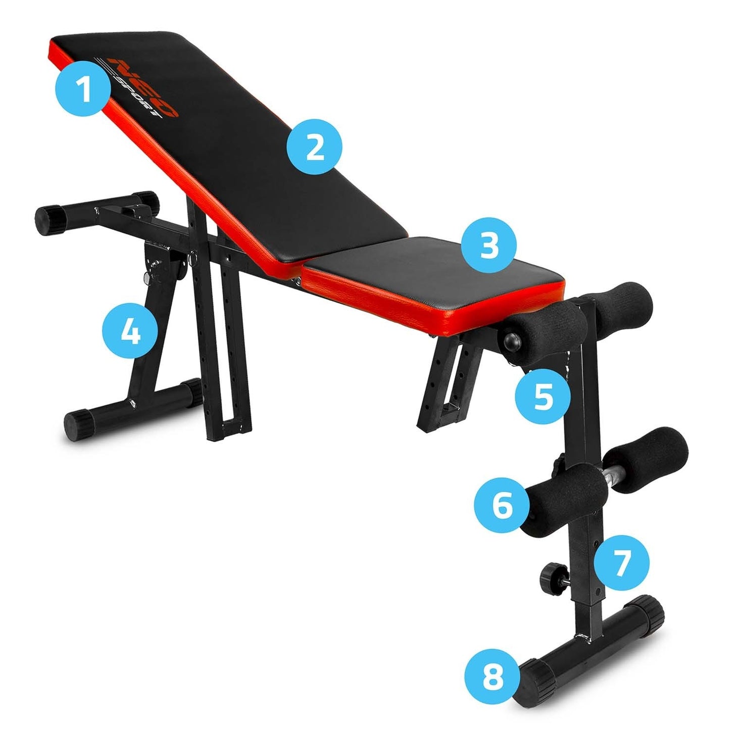 Neo-Sport NS-03 bending exercise bench