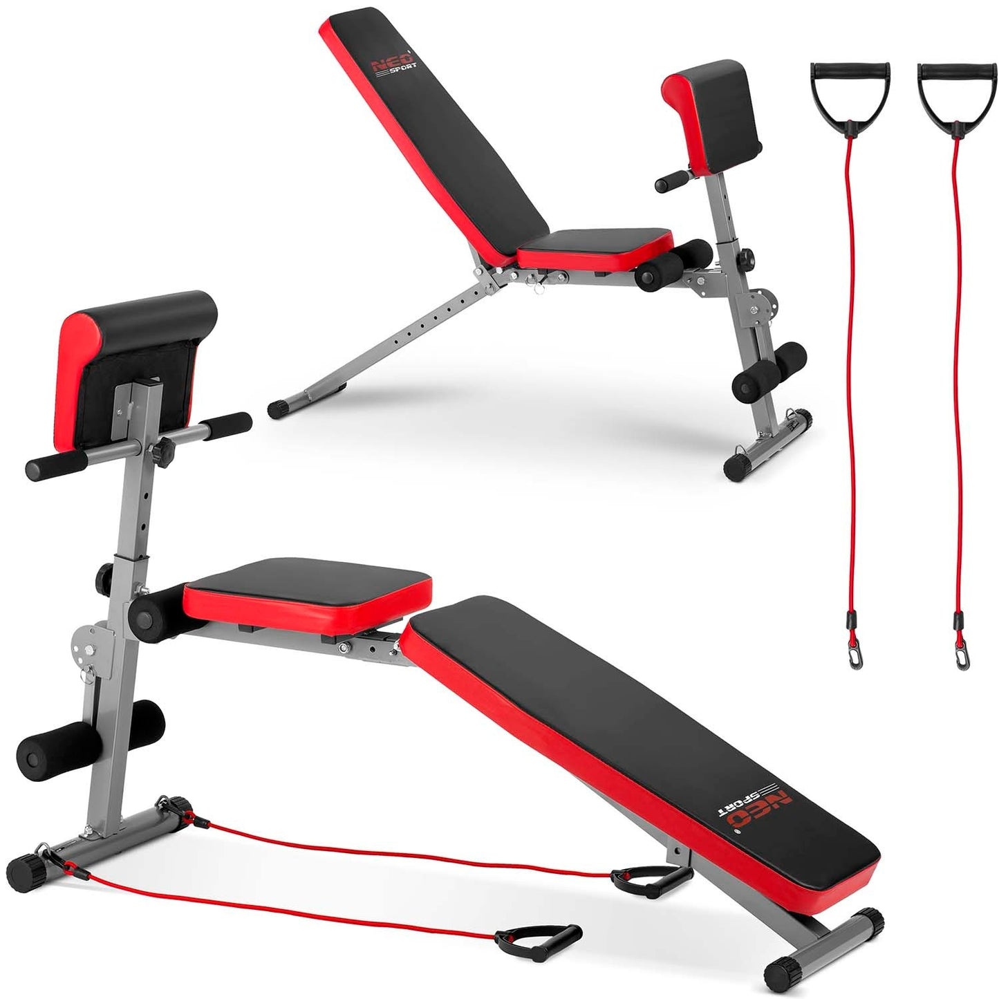 Neo-Sport NS-213 Bench with Preacher Bench