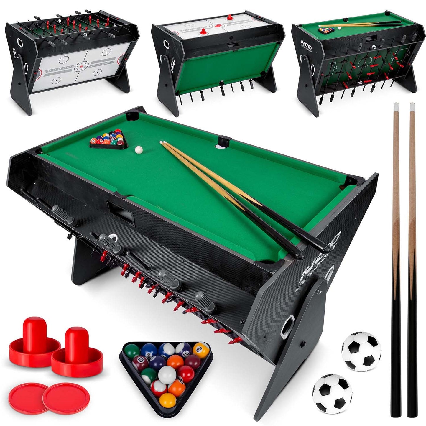 Neo-Sport NS-449 3in1 Rotating Game Table