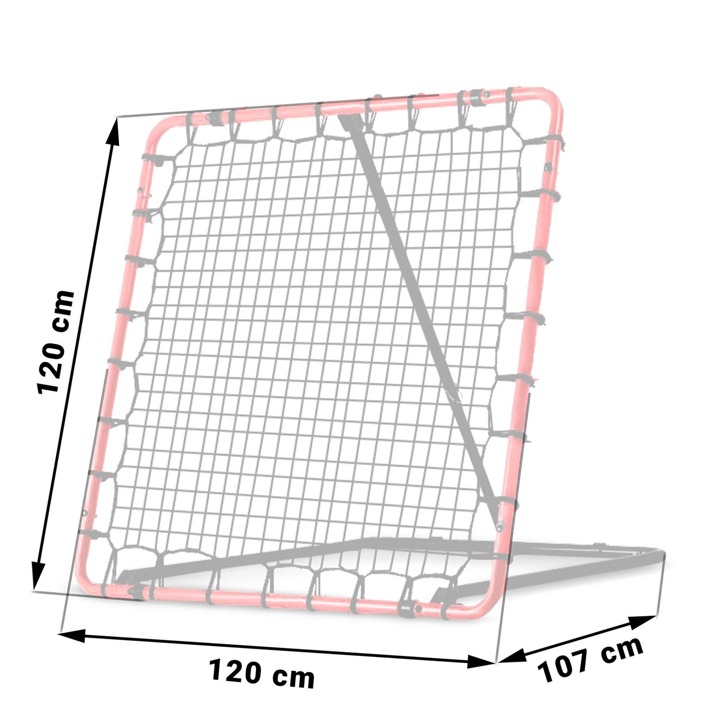 Neo-Sport NS-491 rebounder training goal 120 x 120 cm
