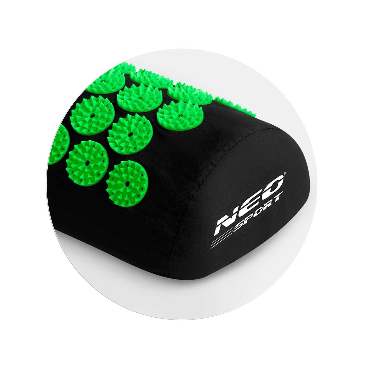 Neo-Sport NS-901 Acupressure Mat with Spikes - Black/Green