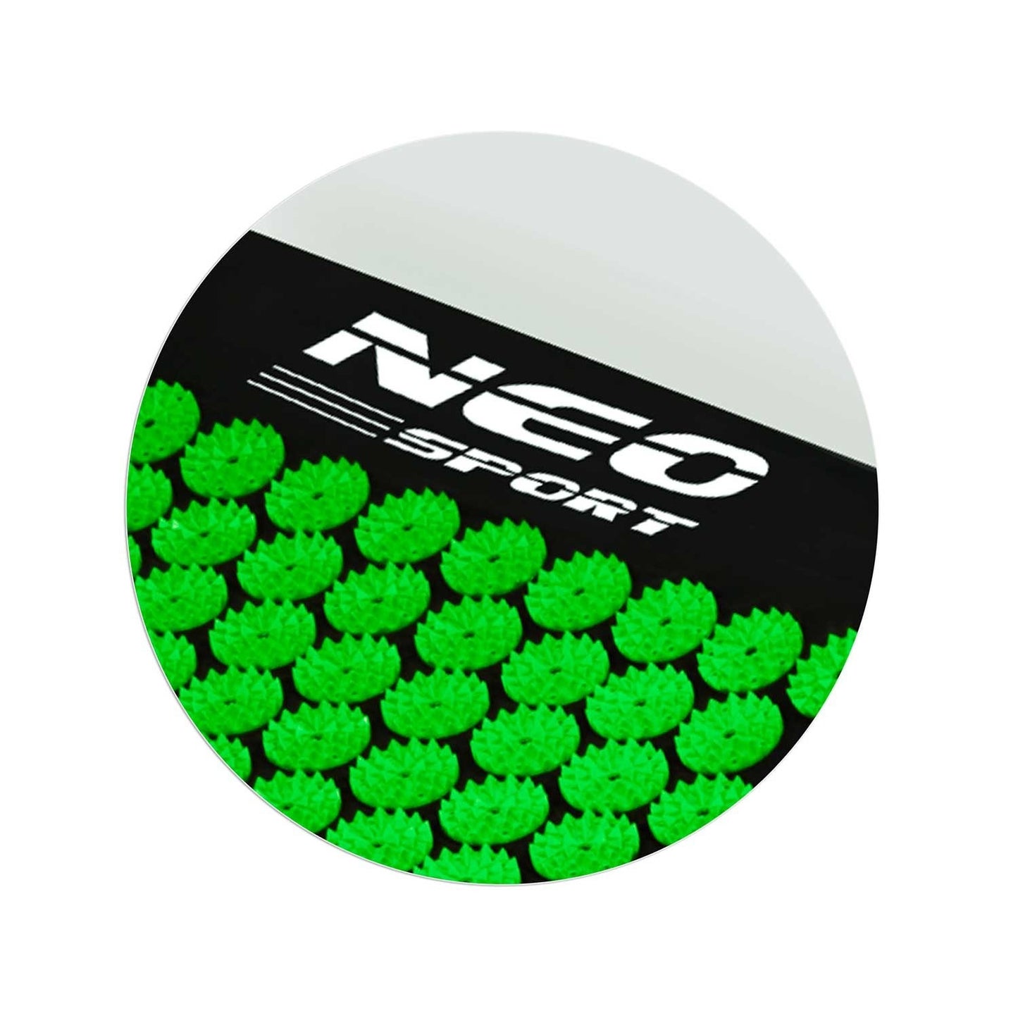Neo-Sport NS-901 Acupressure Mat with Spikes - Black/Green