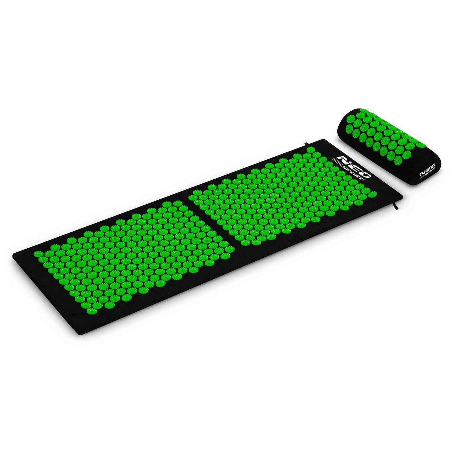 Neo-Sport NS-901 Acupressure Mat with Spikes - Black/Green