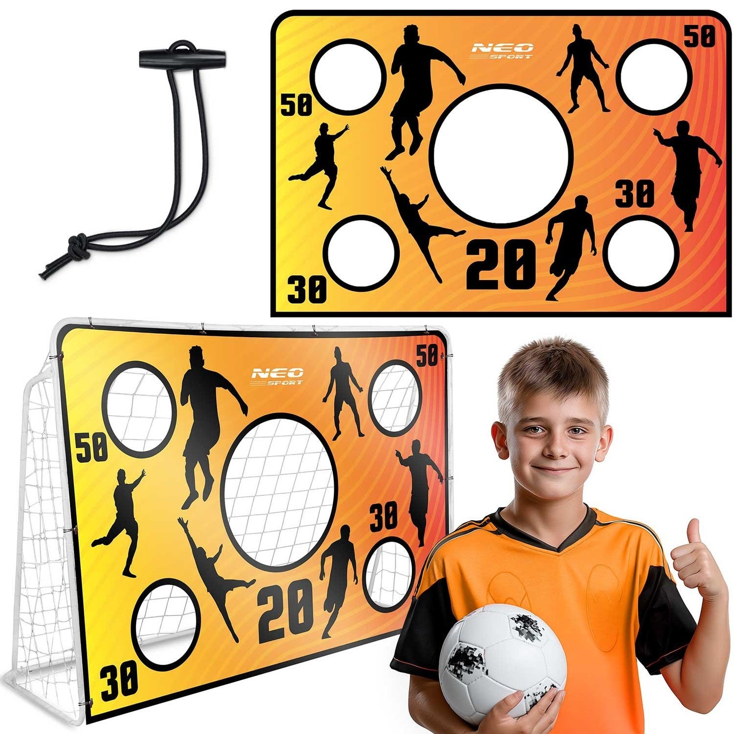 Neo-Sport goal accuracy mat 180 x 120 cm