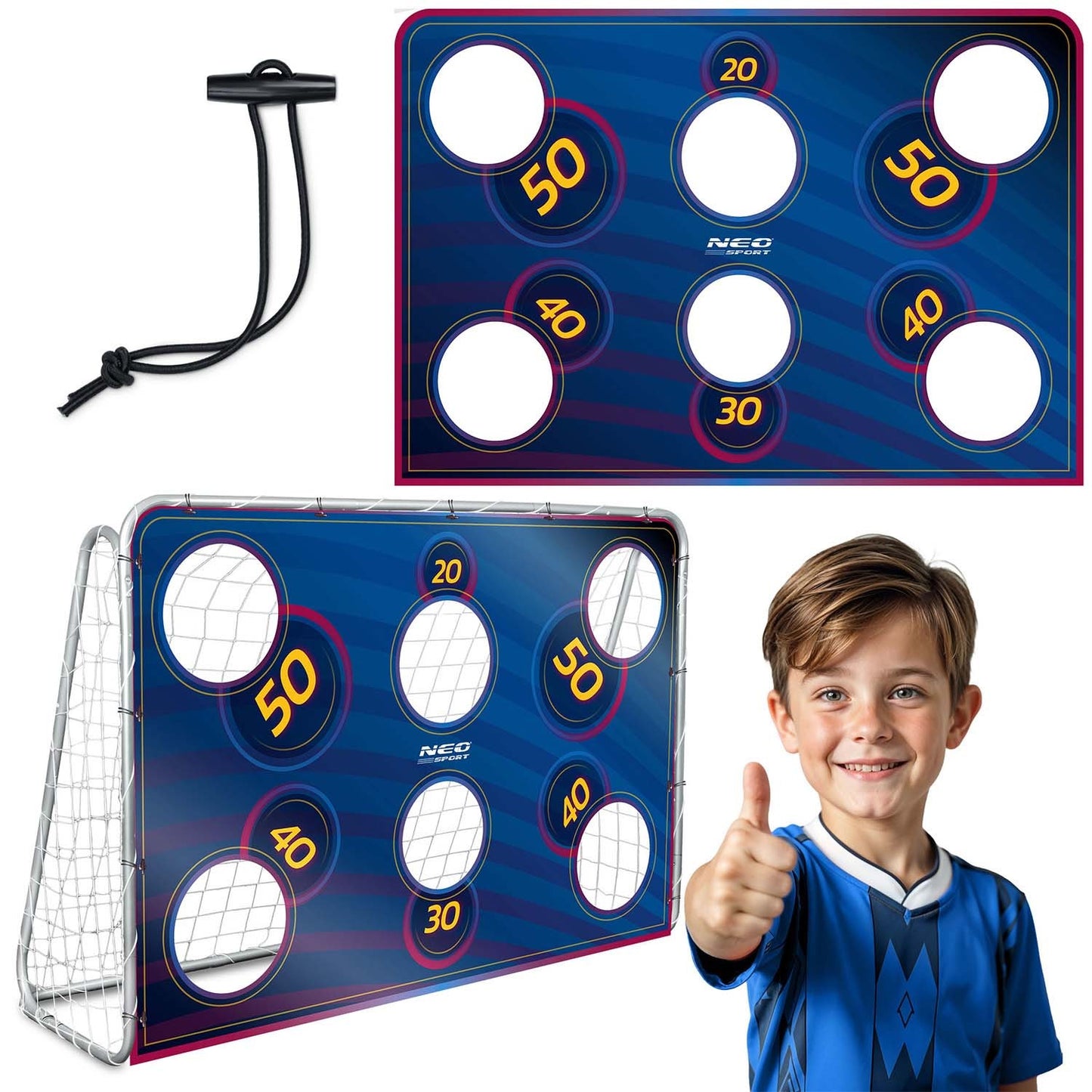 Neo-Sport goal accuracy mat 215 x 150 cm