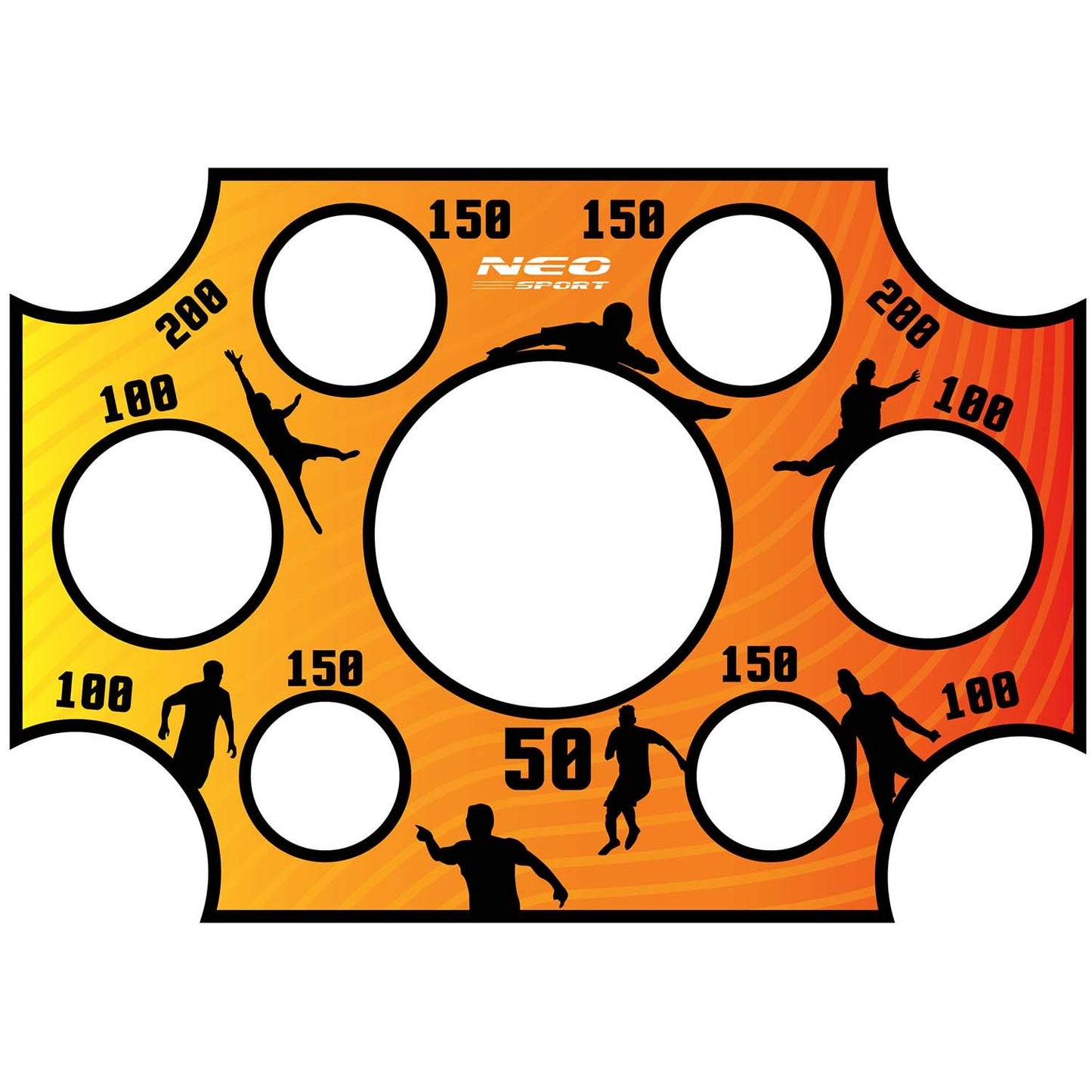 Neo-Sport goal accuracy mat 215 x 150 cm