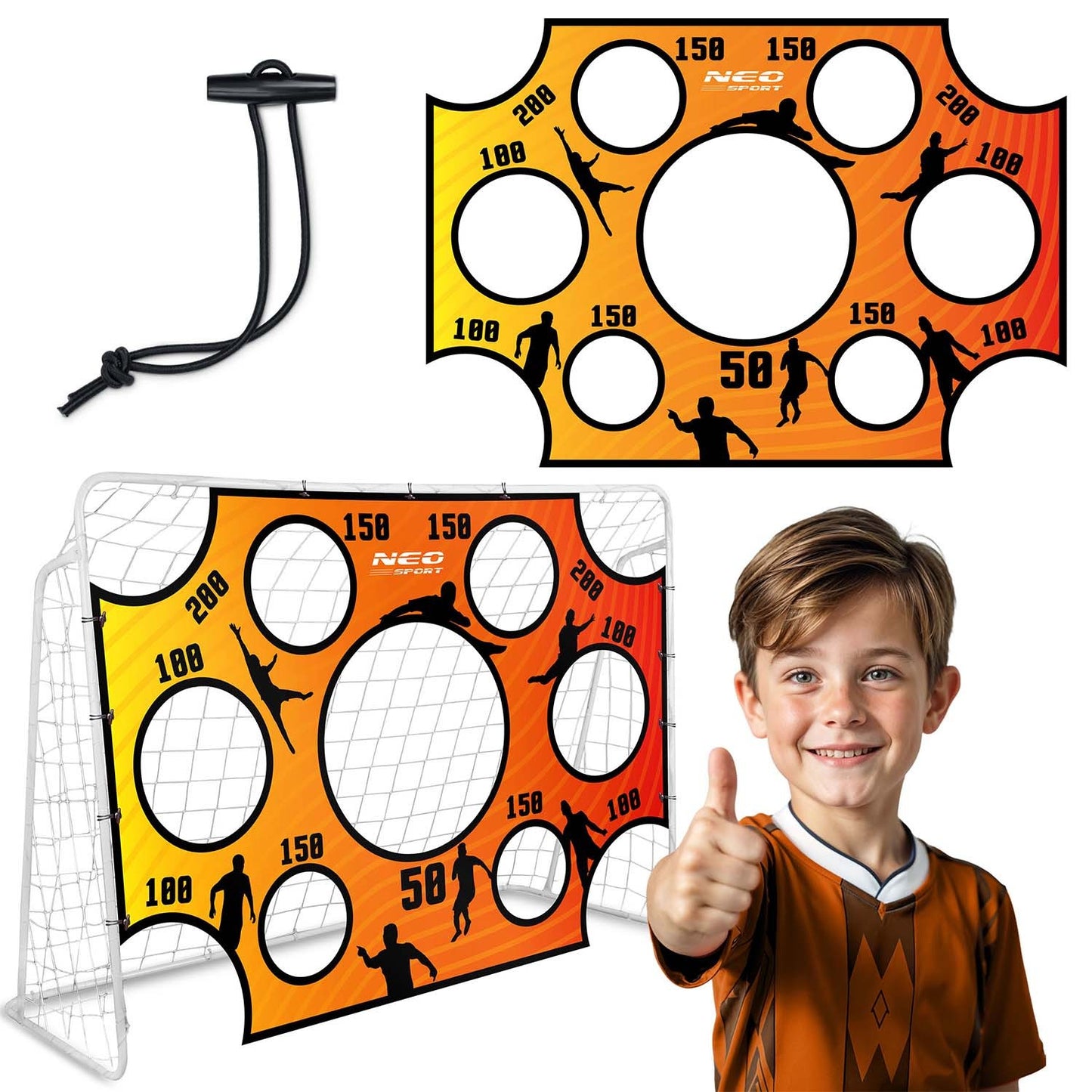 Neo-Sport goal accuracy mat 215 x 150 cm
