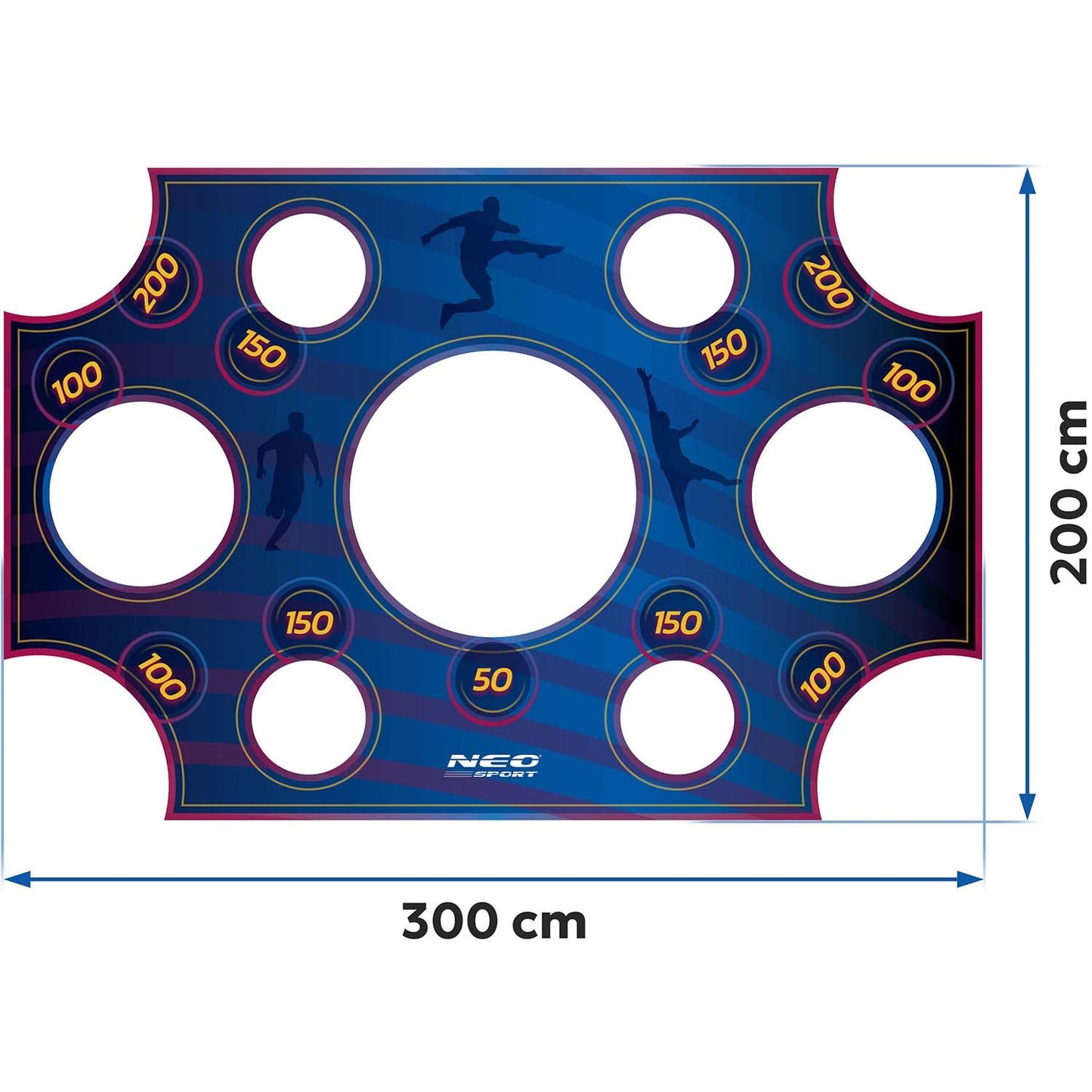 Neo-Sport goal accuracy mat 300 x 200 cm