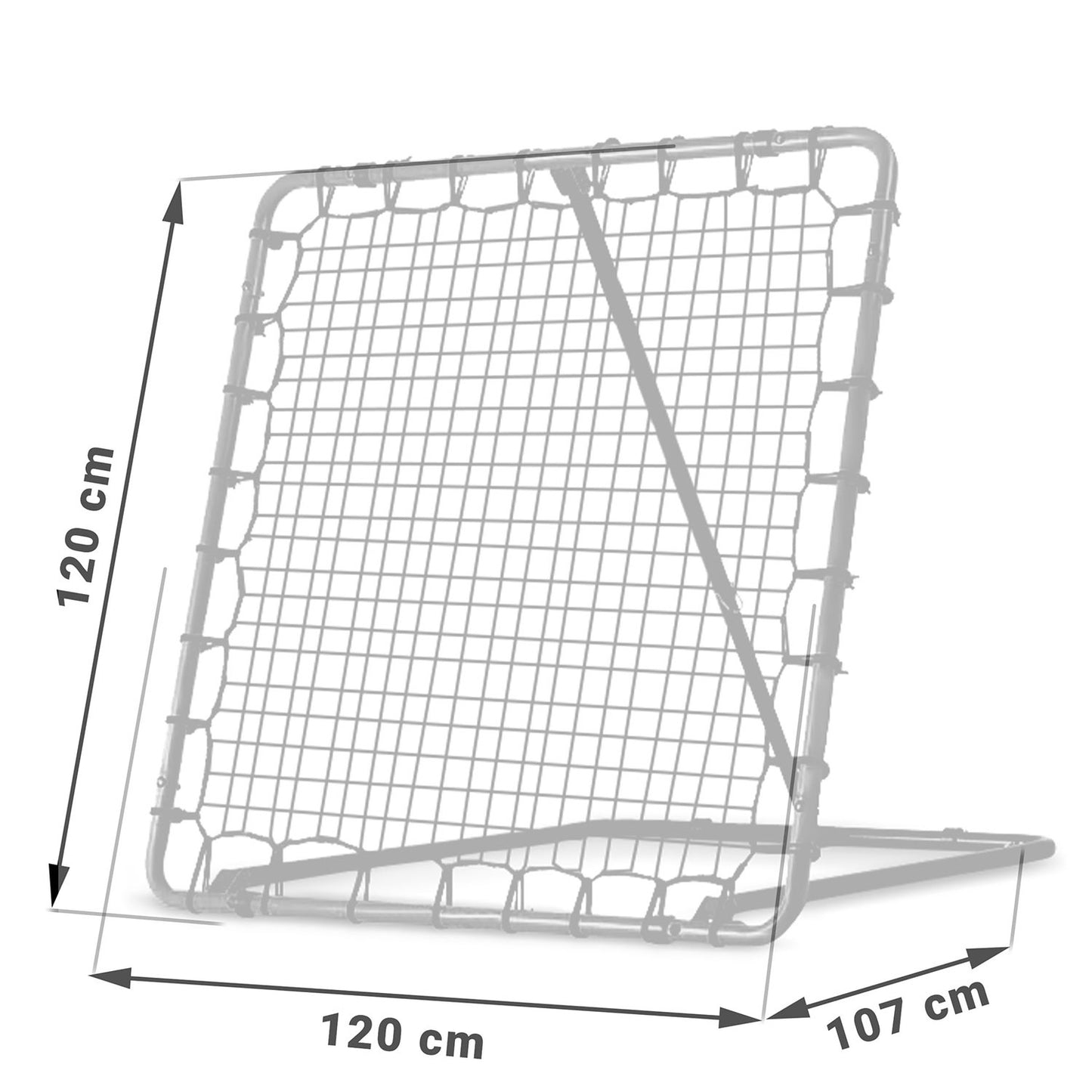 Neo-Sport rebounder training goal 120 x 120 cm