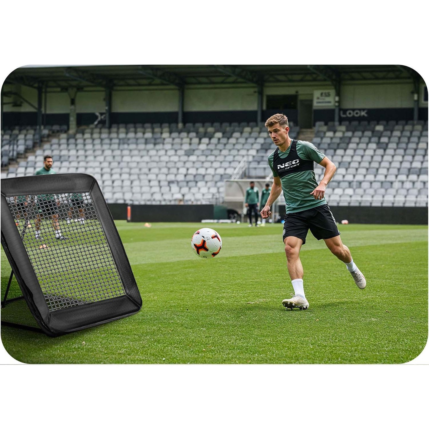 Neo-Sport rebounder training goal 122 x 120 cm