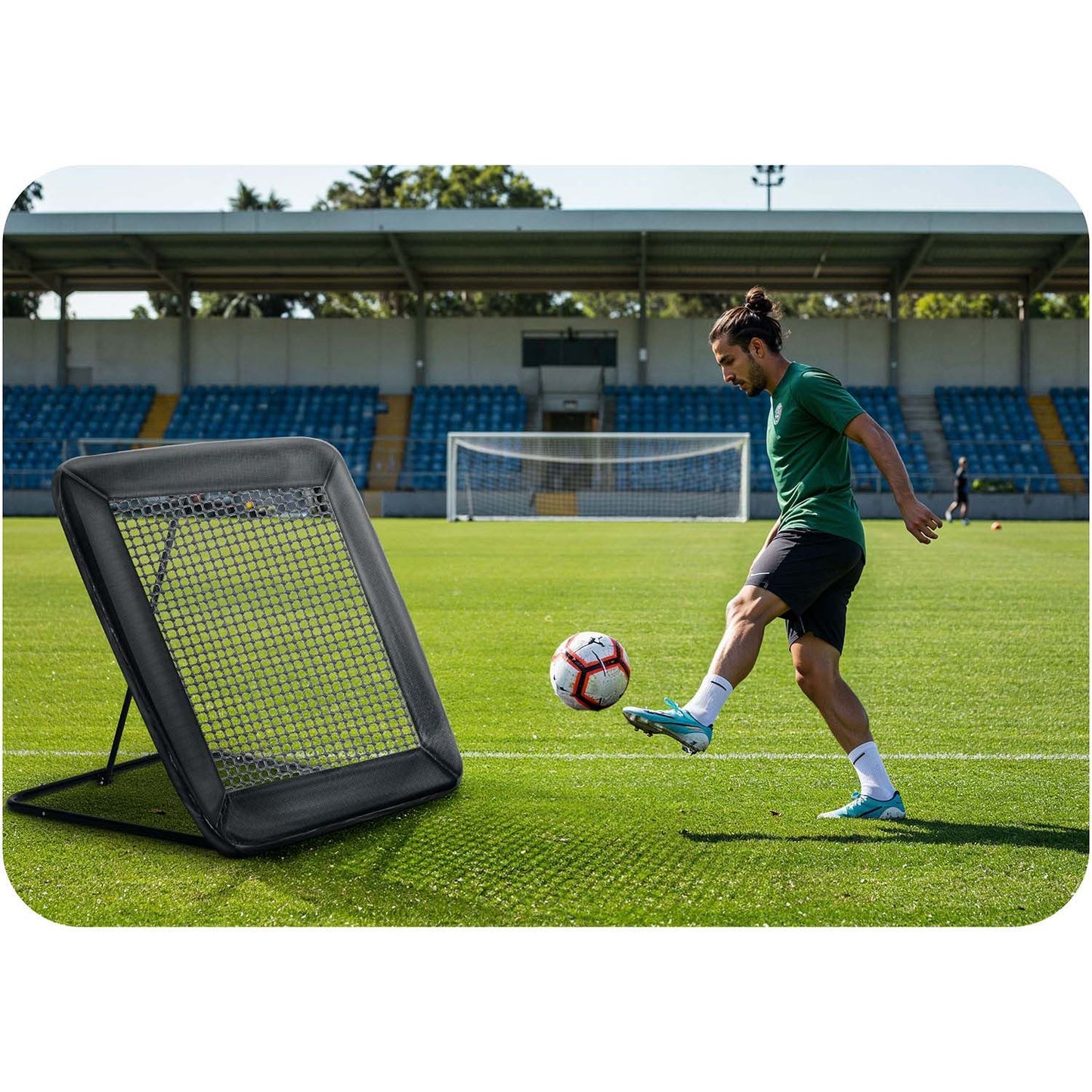 Neo-Sport rebounder training goal 122 x 120 cm