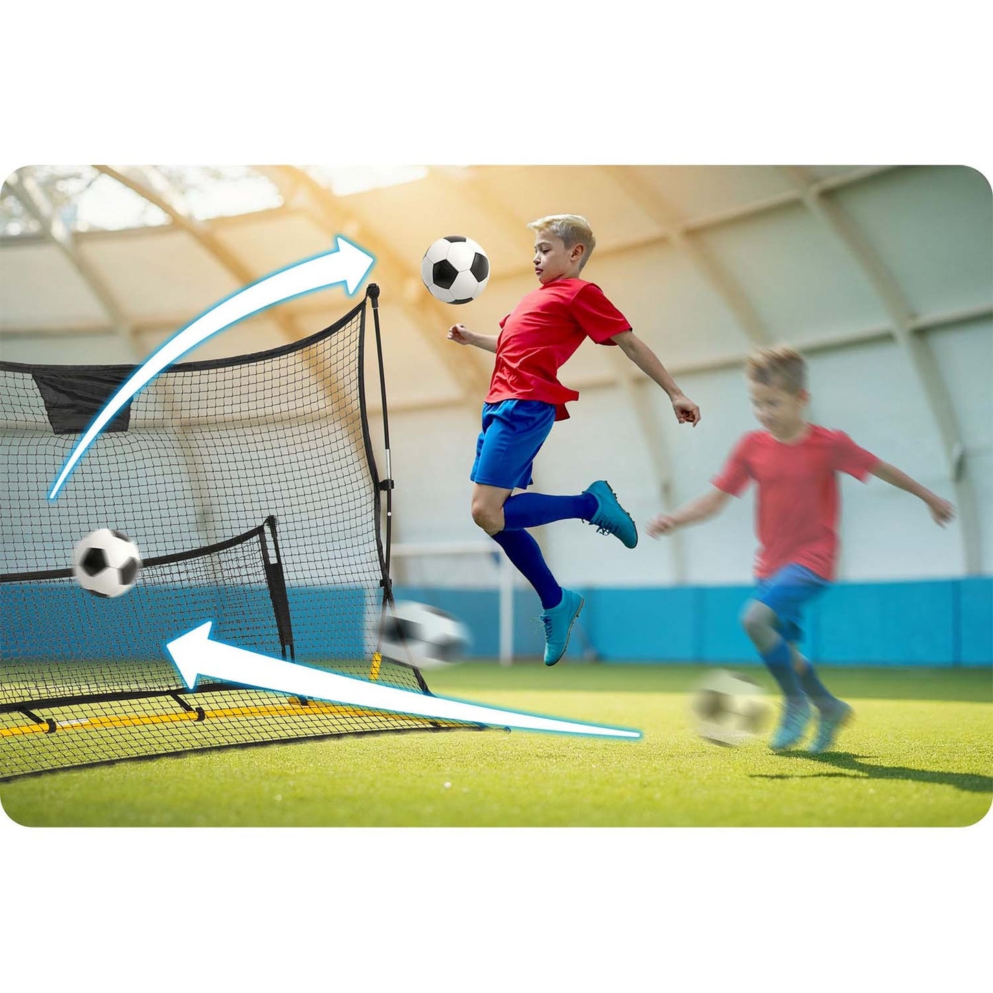Neo-Sport rebounder training net 210 x 120 x 35 cm
