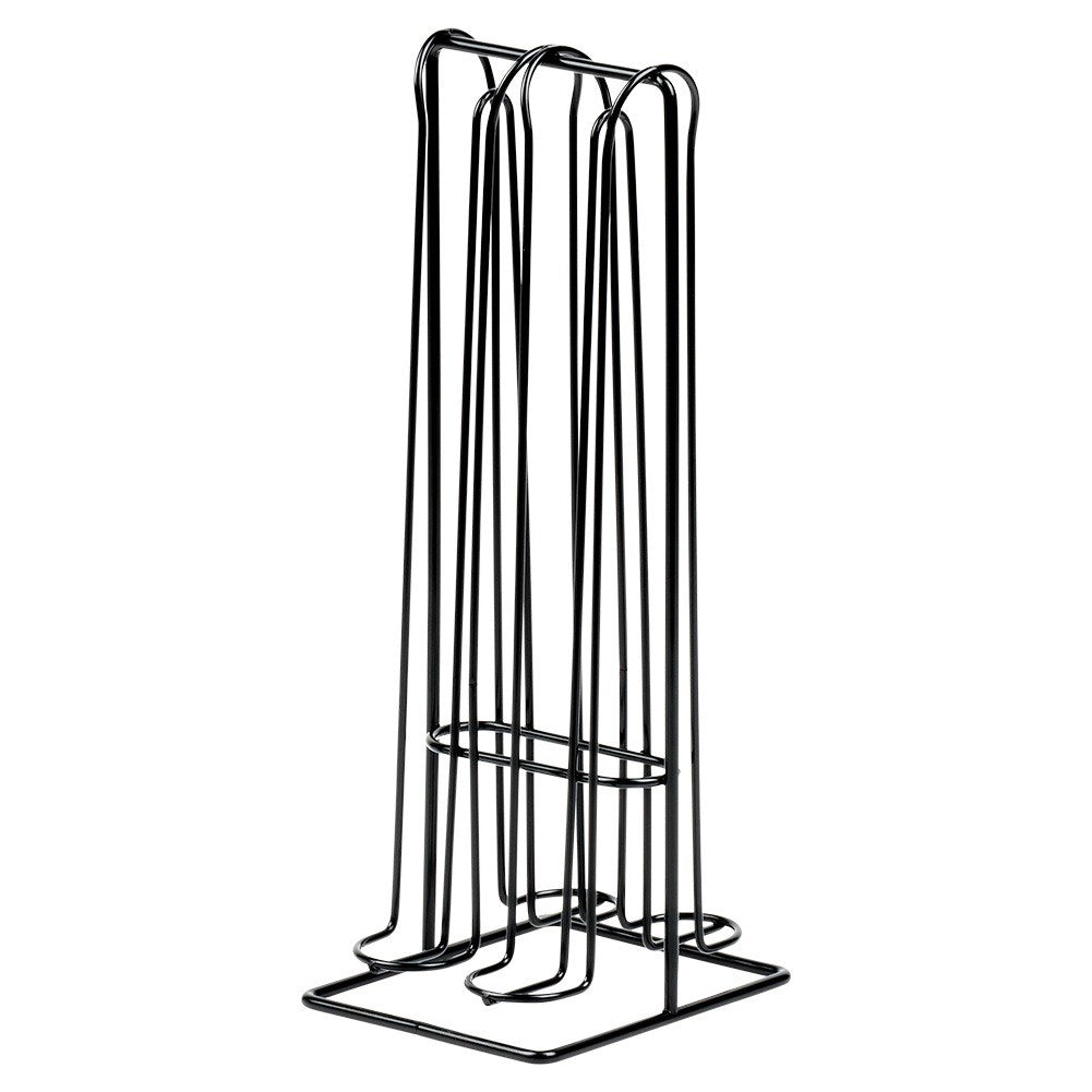 Nespresso coffee capsule stand metal black 30 cm
