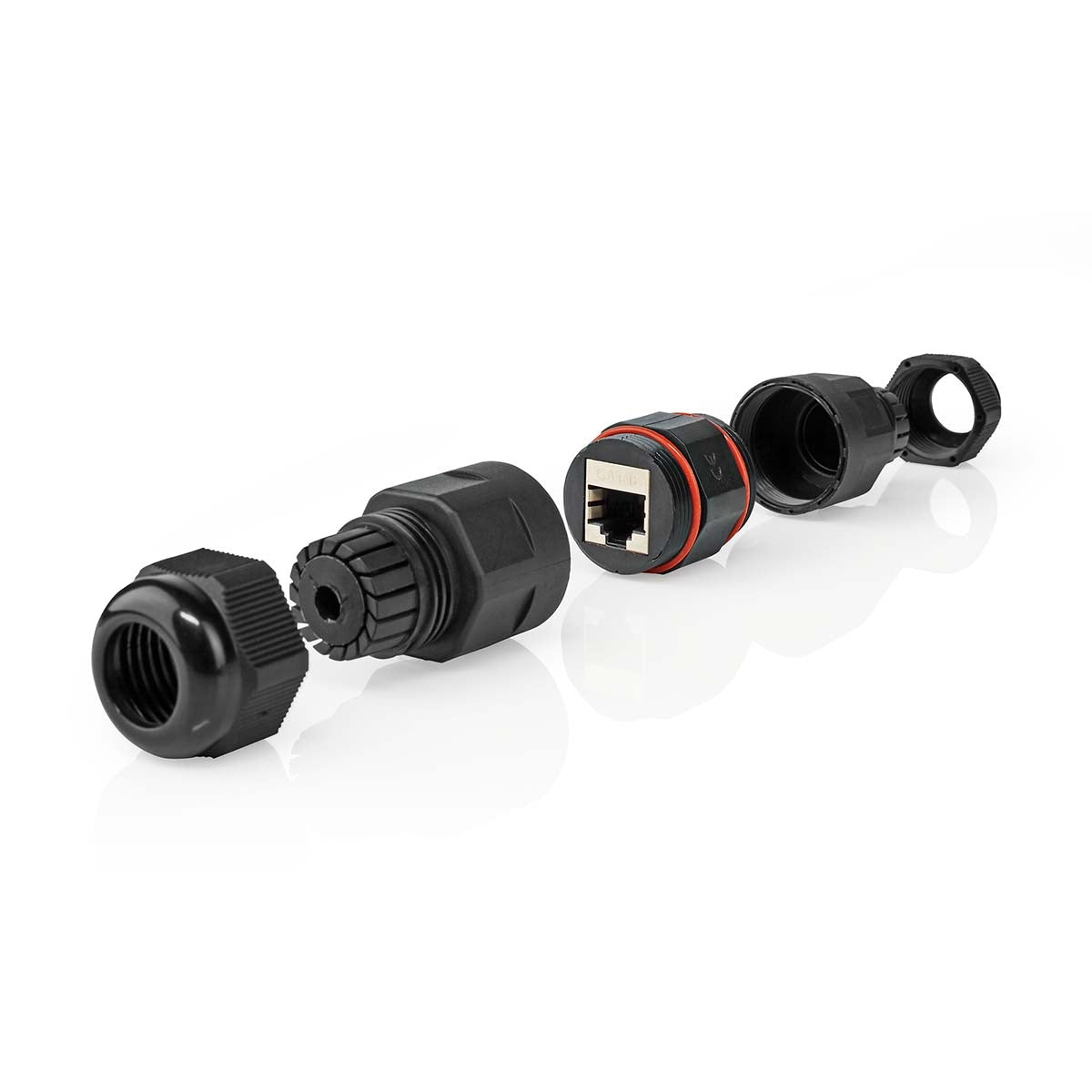 Network connection | Outdoors | CAT6 | Shielded | RJ45 Female | RJ45 Female | Straight | PVC | Box