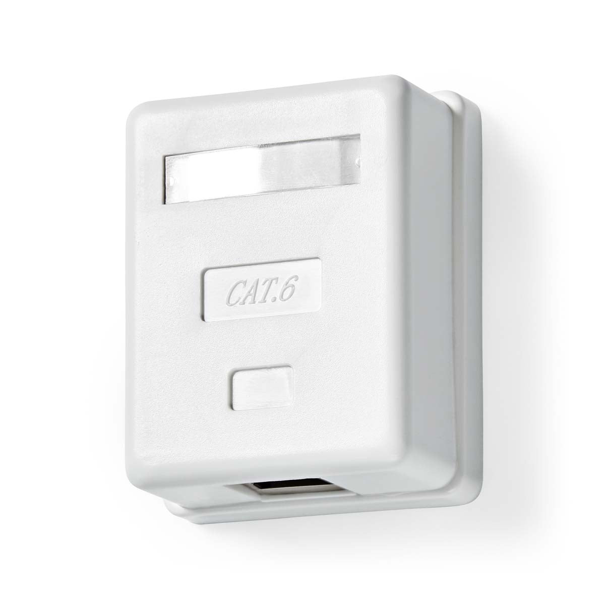 Network wall box | On the wall | 1-Port port(s) | STP CAT6 | Straight | Female | Gold Plated | PVC | White | Envelope