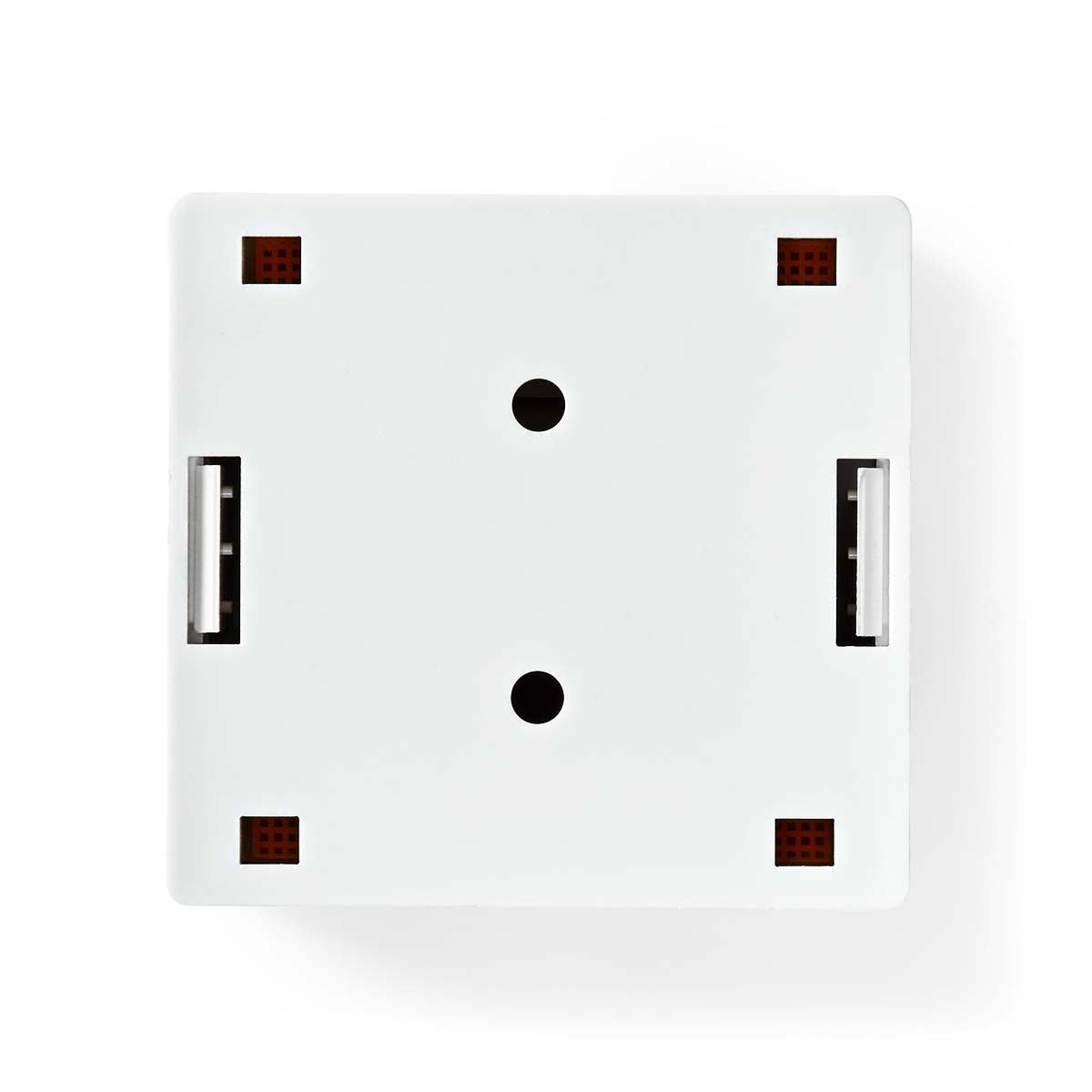 Network wall box | On the wall | 2-Port port(s) | STP CAT6 | Straight | Female | Gold Plated | PVC | White | Envelope