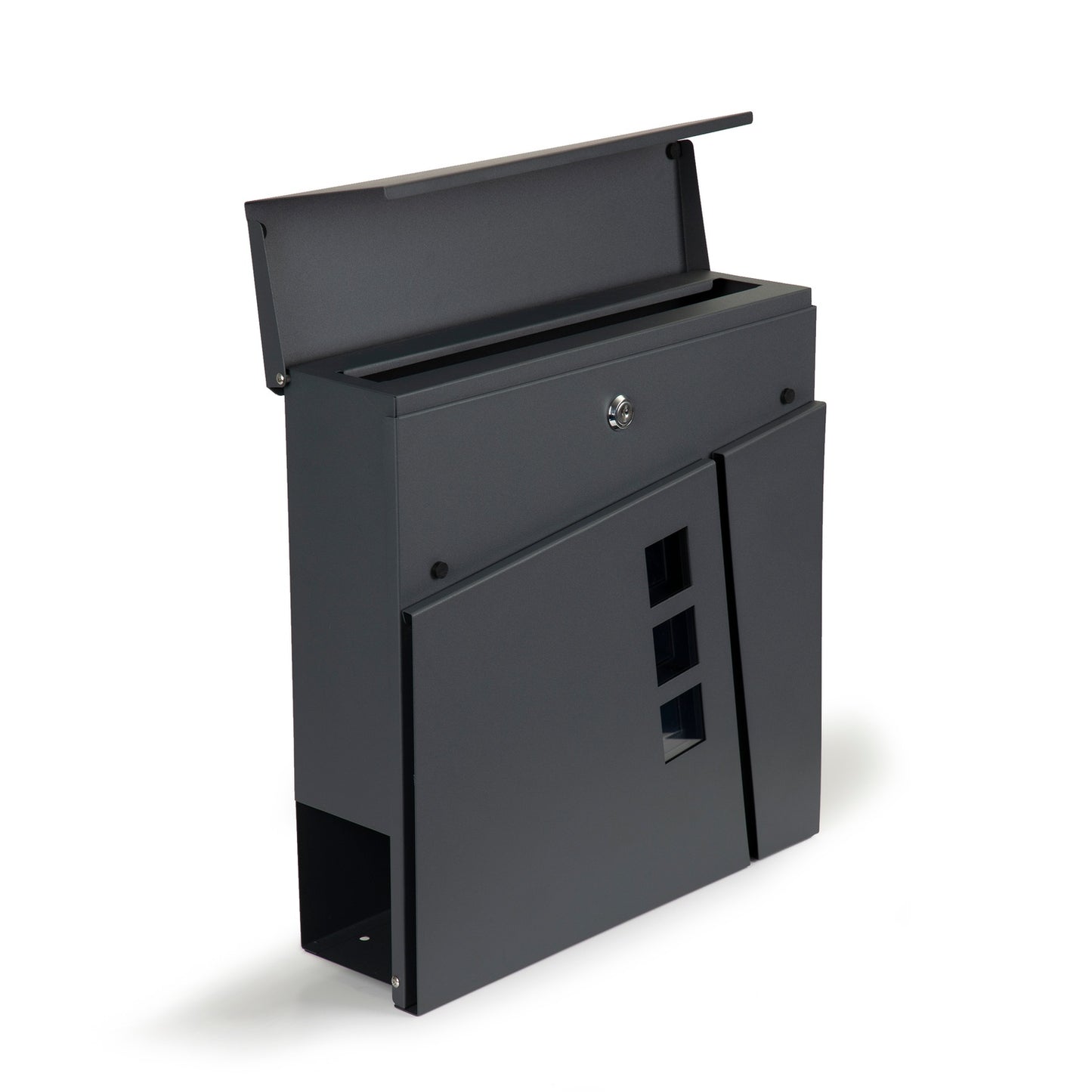 Newspaper letter mailbox made of galvanized steel
