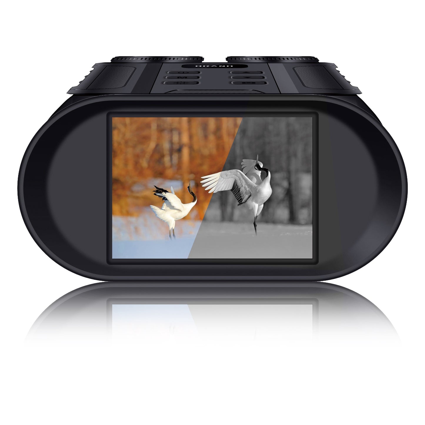 Night Vision Camera, 2K Video, 8x Zoom, Infrared, HD Display