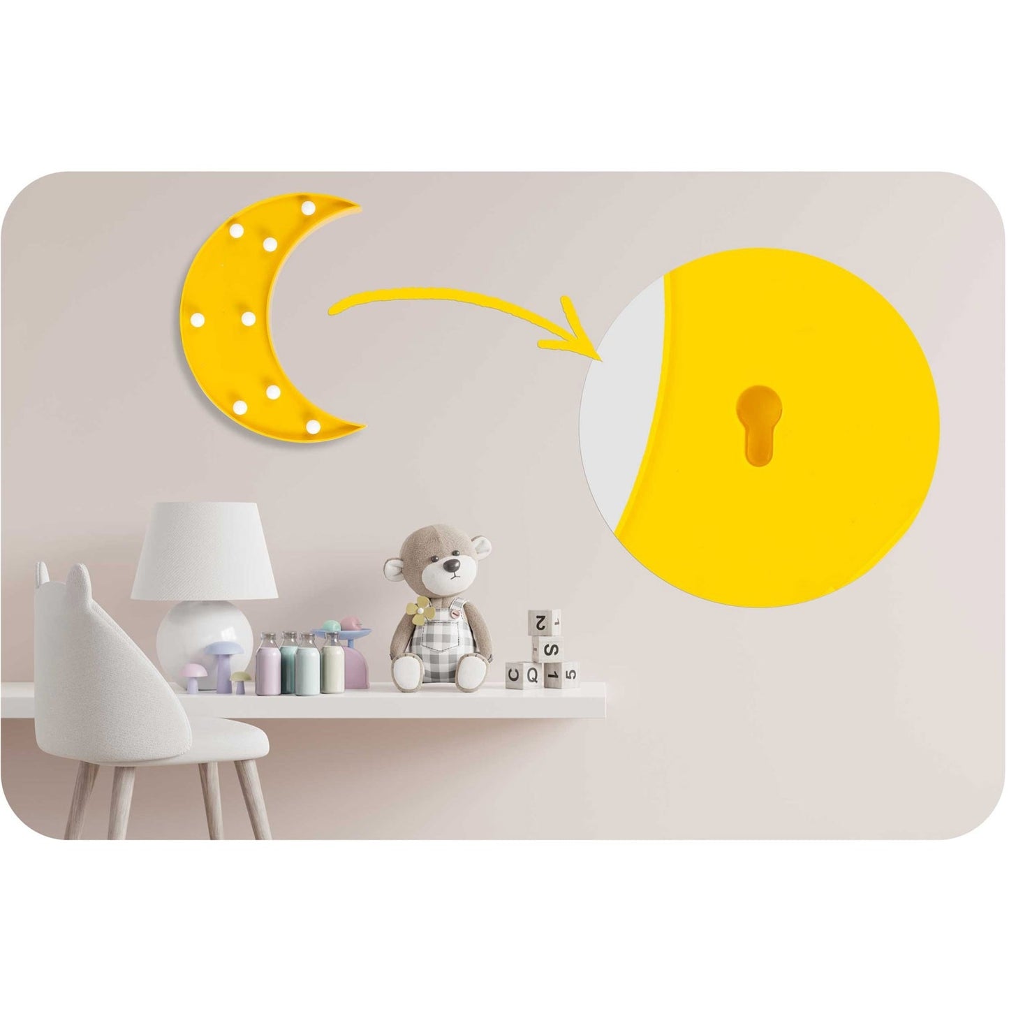 Night lamp Moon Nukido 740920