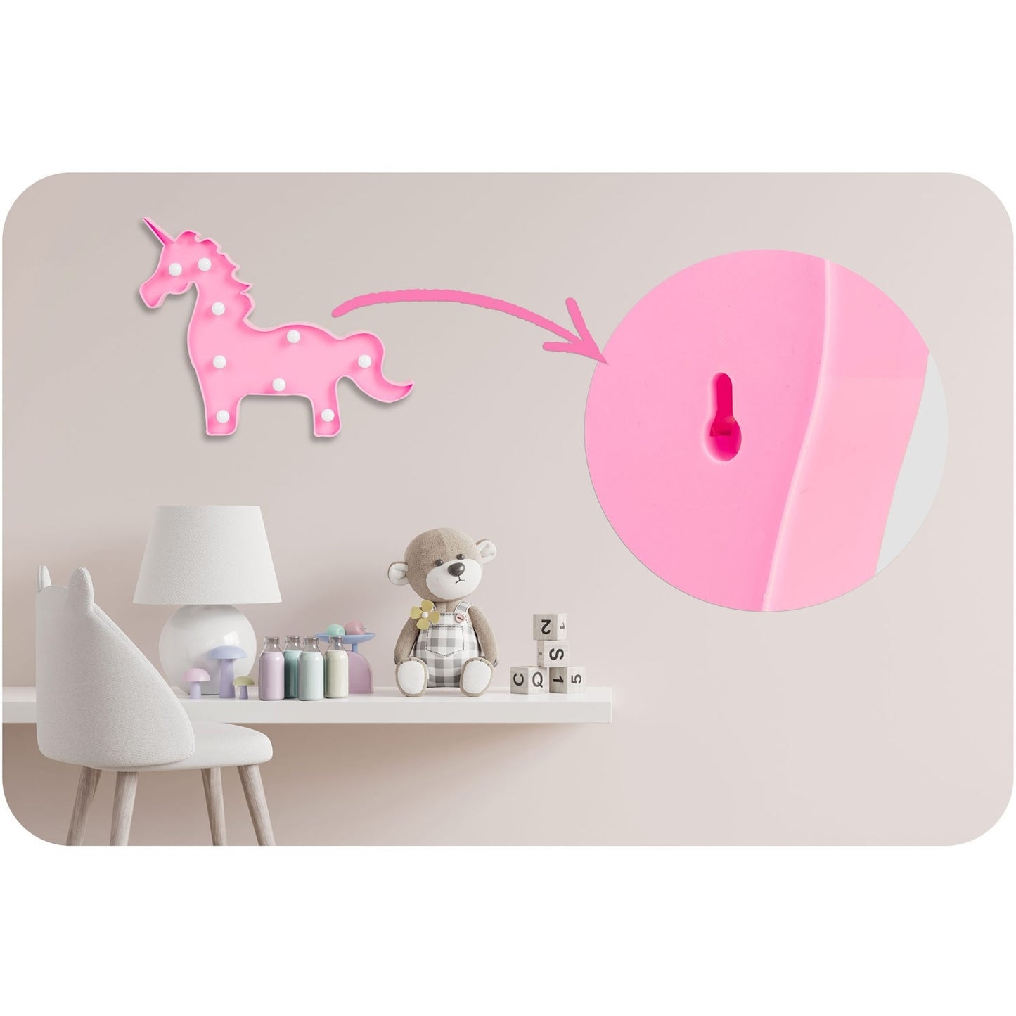 Night lamp Unicorn Nukido 740922