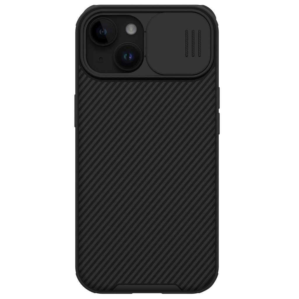 Nillkin iPhone 15 CamShield Magnetic Case with Camera Protection - Black