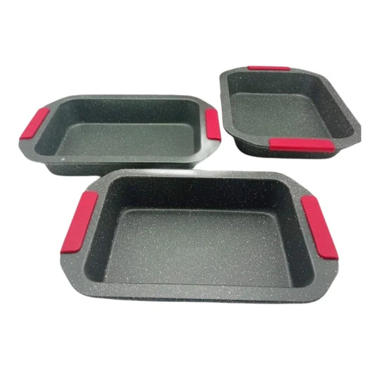 Non-Stick Carbon Steel Bake Pan Set, 3-Piece