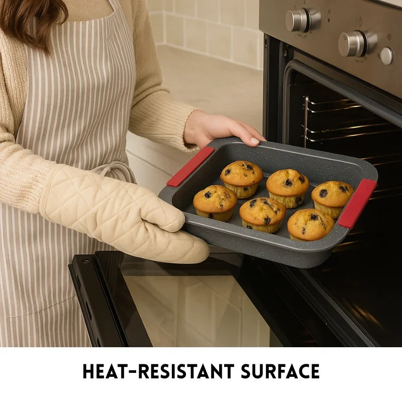 Non-Stick Carbon Steel Bake Pan Set, 3-Piece