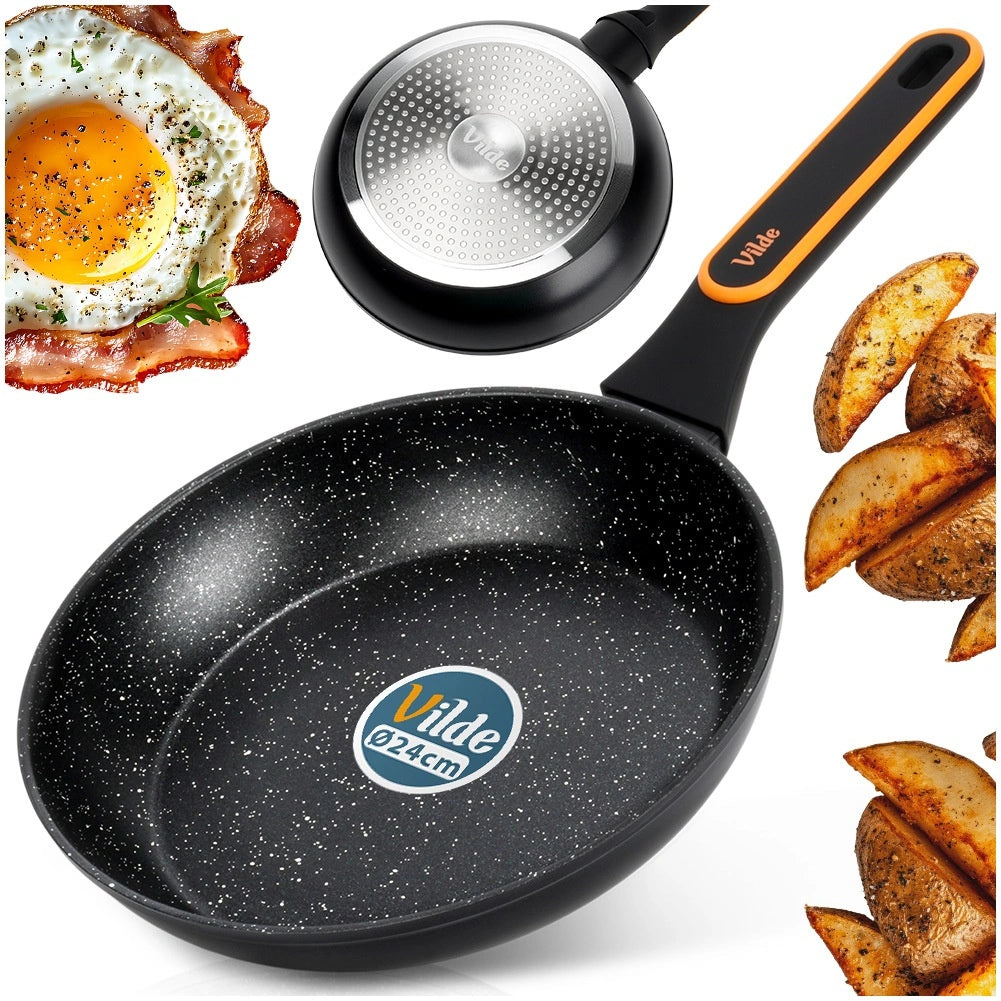 Non-Stick Granite Frying Pan, 24 cm – Dishwasher Safe