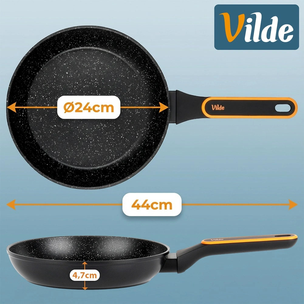 Non-Stick Granite Frying Pan, 24 cm – Dishwasher Safe