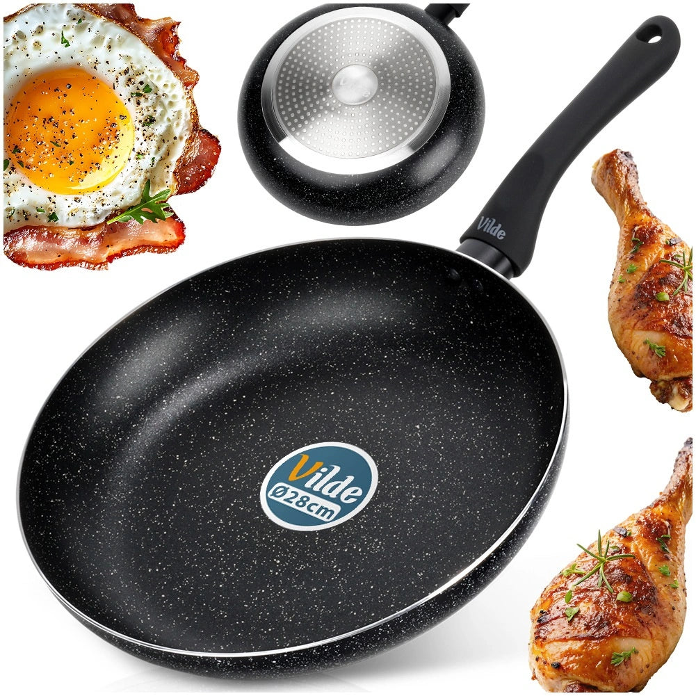 Non-Stick Granite Frying Pan, 28 cm – Dishwasher Safe