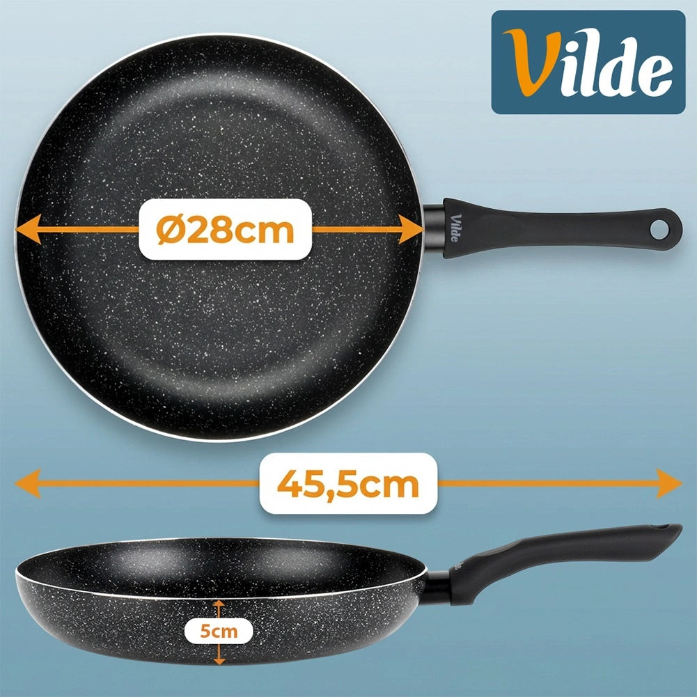 Non-Stick Granite Frying Pan, 28 cm – Dishwasher Safe
