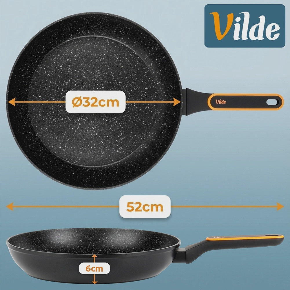 Non-Stick Granite Frying Pan, 32 cm – Dishwasher Safe