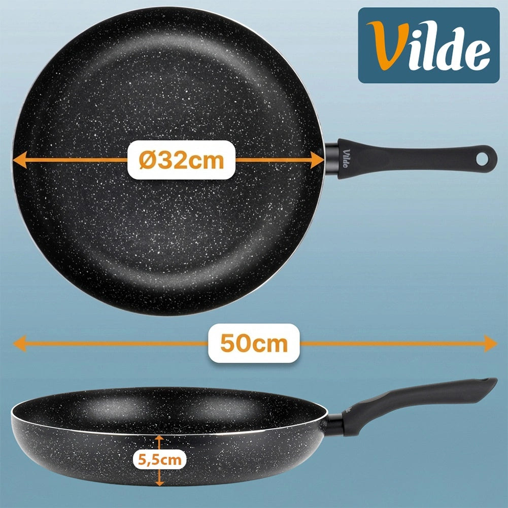 Non-Stick Granite Frying Pan, 32 cm, Dishwasher Safe