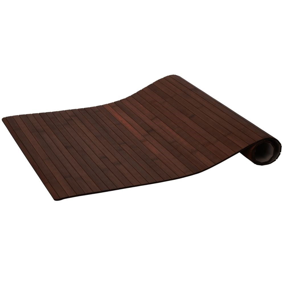 Non-slip bamboo bathroom mat - Stylish and safe