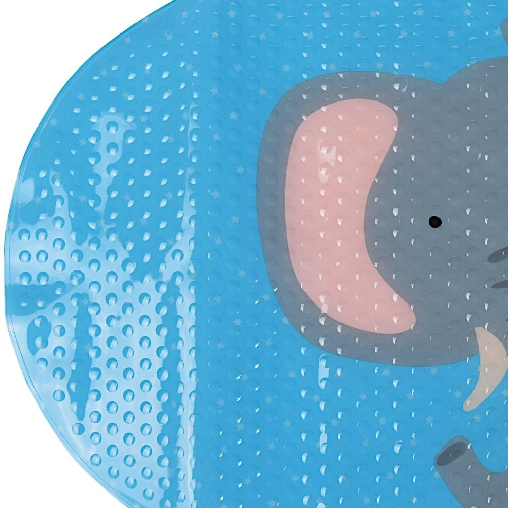 Non-slip bathtub mat with colorful children's motif