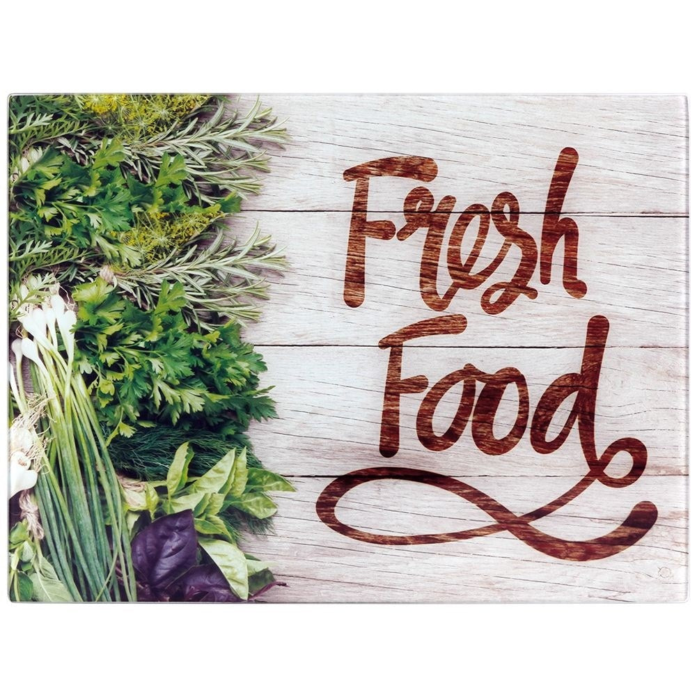Non-slip cutting board made of tempered glass, dishwasher safe