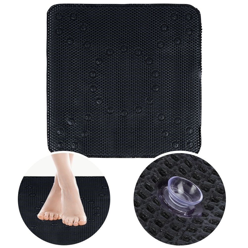 Non-slip mat for safe showering and bathing