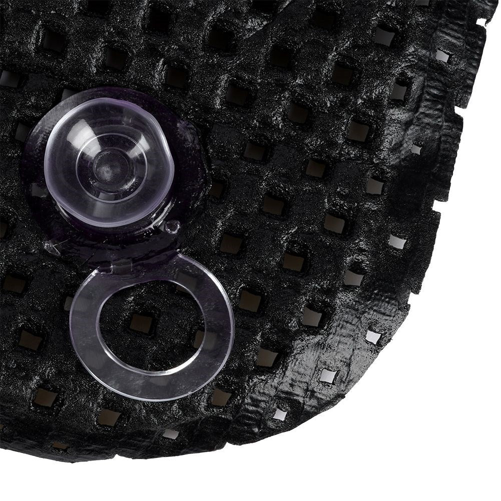 Non-slip mat for safe showering and bathing